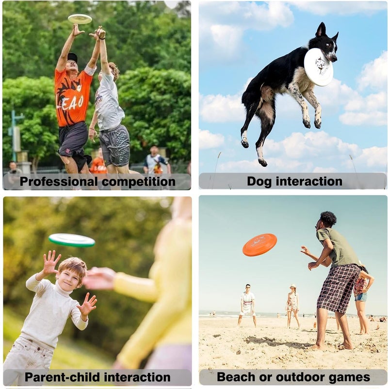 iDotha Sports Flying Disc - Compeition Flying Discs for Beach, Backyard, Lawn, Park, Camping and More - Great for All Ages Outdoor Flying Disc Training - Image 2